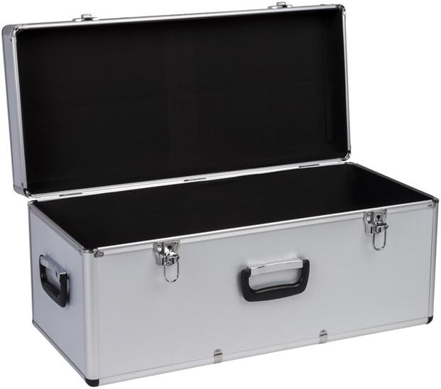 ⚡ Elektro & Technik – Transportkoffer (klein, mittel oder groß), Aluminium und Acrylnitril-Butadien-Styrol (ABS)-Kunststoff, schlag- und ölbeständig, silber – Bild 2