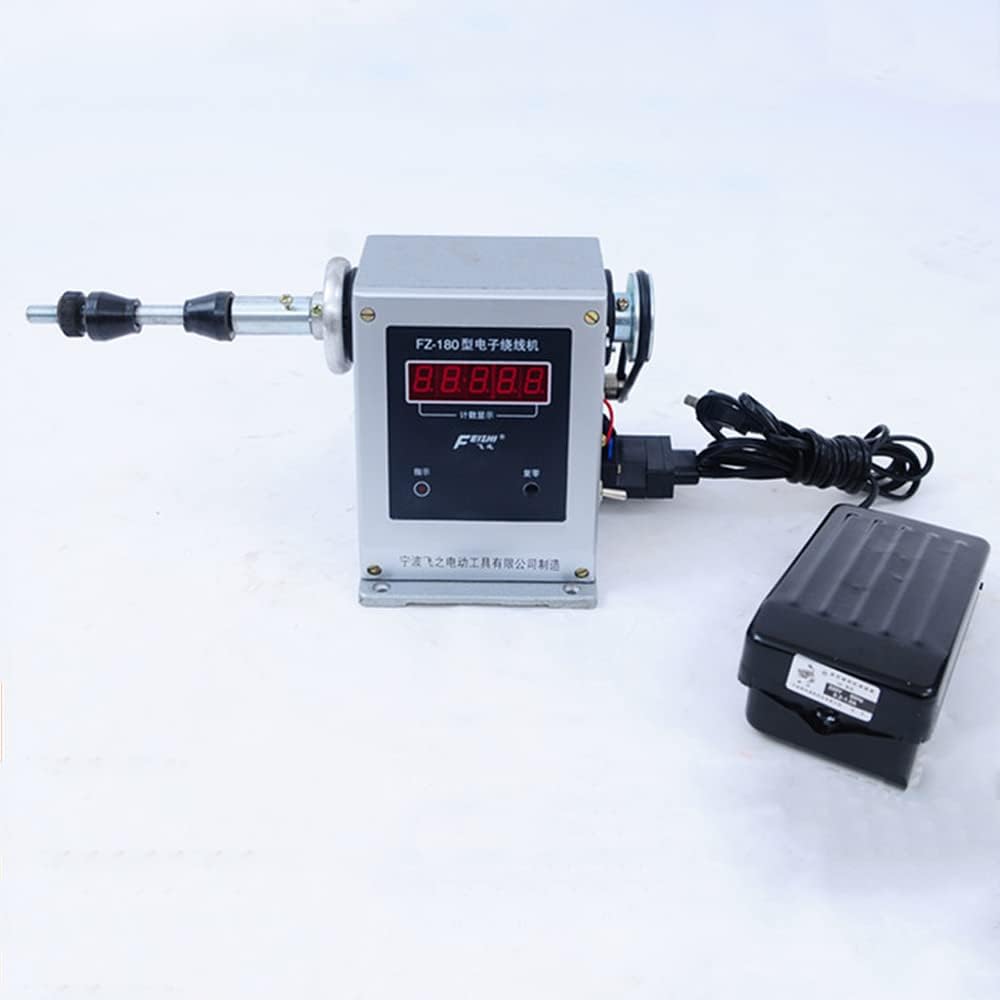⚡ Elektro & Technik – 220 V elektrische Wickelmaschine, FZ-180 Spulenwickelmaschine mit Digitalanzeige, Pedaldesign mit Pedal