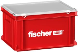 ⚒️ Bau & Montage – fischer Großer Handwerkerkoffer, robuster und geräumiger Werkzeugkoffer für professionelle Handwerker und passionierte Heimwerker, ideal zur sicheren Aufbewahrung und Organisation von Werkzeugen