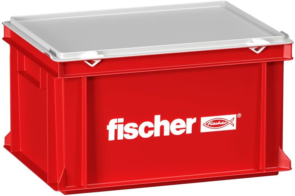 ⚒️ Bau & Montage – fischer Großer Handwerkerkoffer, robuster und geräumiger Werkzeugkoffer für professionelle Handwerker und passionierte Heimwerker, ideal zur sicheren Aufbewahrung und Organisation von Werkzeugen