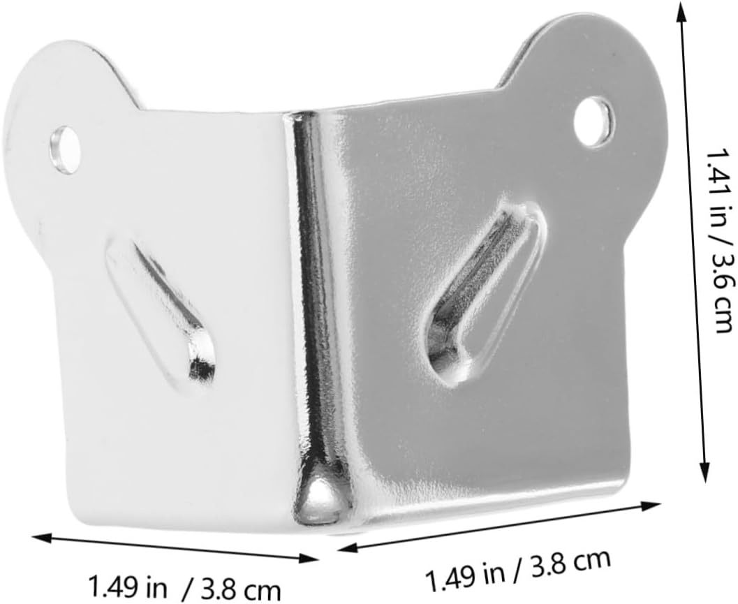 ⚒️ Bau & Montage – 12-teiliger Metall-Eckschutz, dreifacher Kantenschutz für Werkzeugkoffer, Flugkoffer, Lautsprechergehäuse, robust, einfache Montage, vielseitig einsetzbar – Bild 2