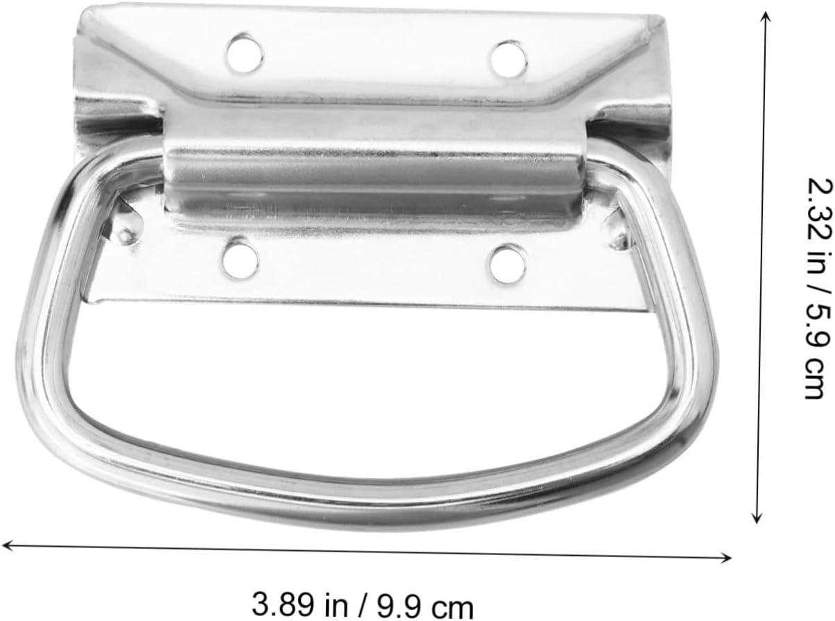 ⚒️ Bau & Montage – TEHAUX 2 Stück Teiliges Stabiler Edelstahlgriff Langlebiger Koffergriff und Flight Case Handle Rostfrei Einfache Montage Geeignet für Werkzeugkoffer und Industrieboxen – Bild 8