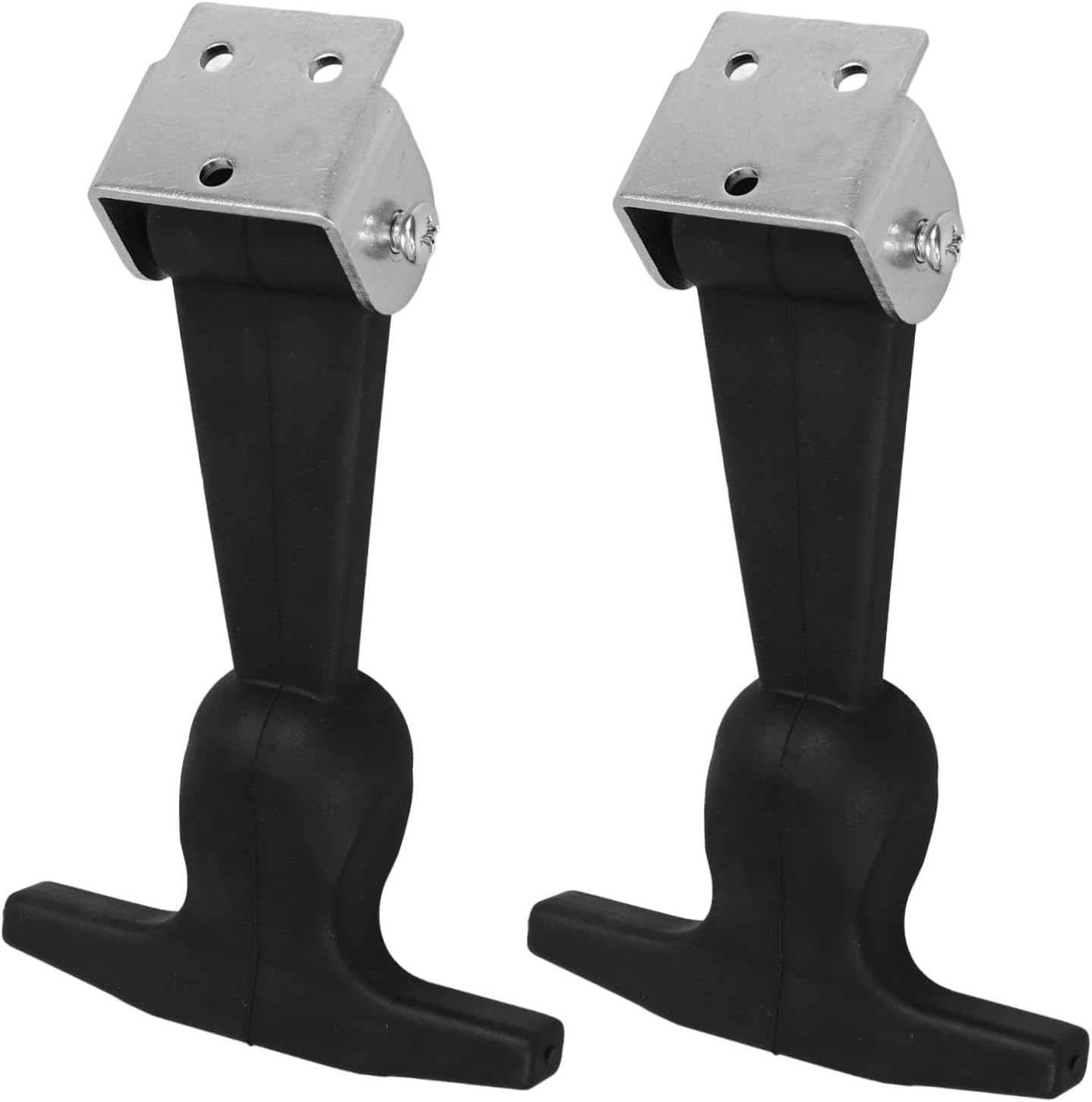 ⚒️ Bau & Montage – 2er-Pack flexible, verstellbare Spannschloss-Überfalle für Werkzeugkasten, Bootsluke mit schwarzem Gummiriegel, vielseitig, einfache Montage, langlebig