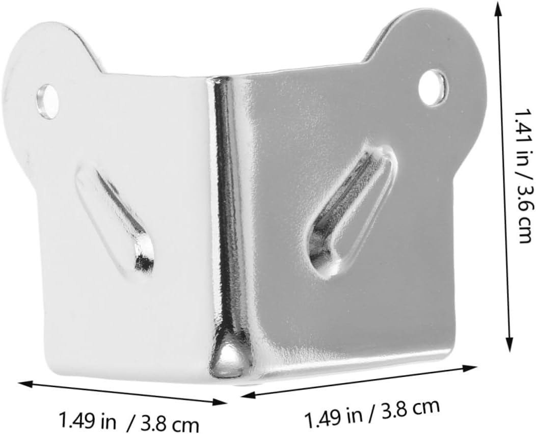 ⚒️ Bau & Montage – Toddmomy 12 Stück Metall-Eckenschutz, Werkzeugkasten, Flightcases, Kosmetikkoffer, robuster, wasserdichter Kantenschutz, vielseitig einsetzbar und einfache DIY-Montage – Bild 2
