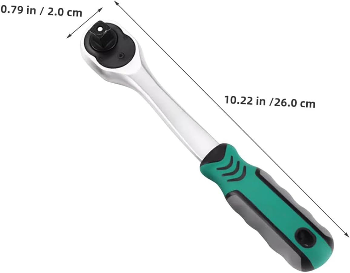 🚗 KFZ & Werkstatt – Gadpiparty Ratchet Wrench Teeth Quick Change Reversible Ratchet Vanadium Steel Car Repair Tool Extended Handle Labor Saving – Bild 2