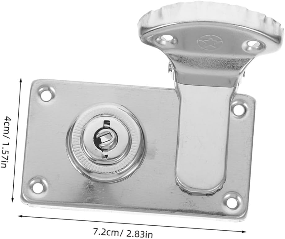 ⚒️ Bau & Montage – 4 Stück Teiliges Retro Metallverschluss Antikes Design Kleine Schlossriegel für Holzkisten Praktische Überfälle für Koffer Schmuckkästchen und Werkzeugkoffer Einfache Montage – Bild 2