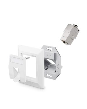 ⚡ Elektro & Technik – VCELINK 1x Keystone Netzwerkdose Unterputz CAT8 1 Weg LAN Buchse Keystone RJ45 Modul STP Vollgeschirmte RJ45 Ethernet Datendose DSL Patchkabel Verlegekabel