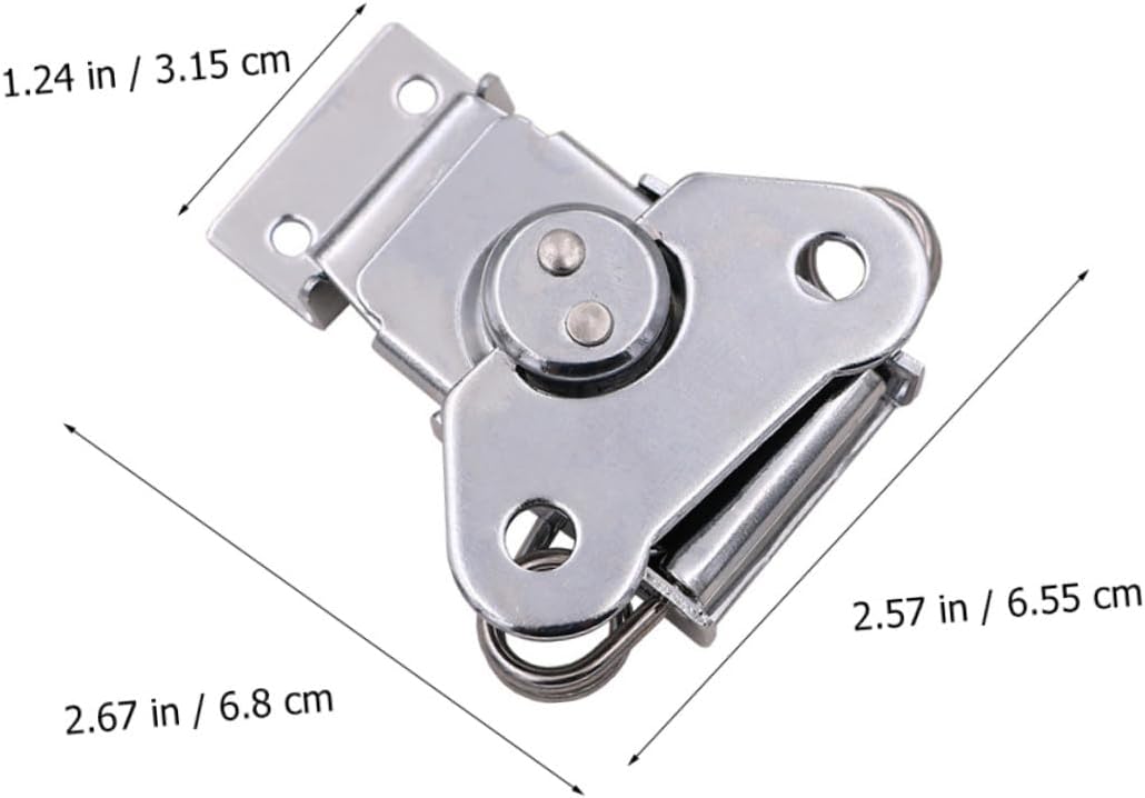 ⚒️ Bau & Montage – Kistenverschluss mit Federmechanik Langlebiger Stahl Latch Clip für Holzkisten Werkzeugkoffer Aufbewahrungsboxen Einfache Montage Robust und Sicher für Möbel und Transportkoffer – Bild 8