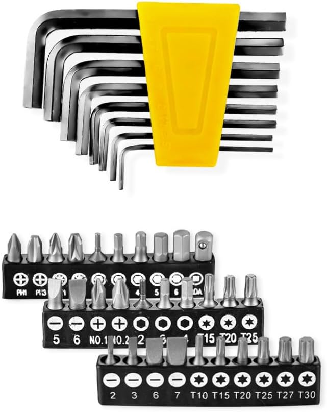 🚗 KFZ & Werkstatt – 108-Piece Filled Tool Box in Sturdy Plastic Case, General Tool Set for Home/Car Repair, Tool Box, Tool Set for DIY, DIY and Craft Masters – Bild 3