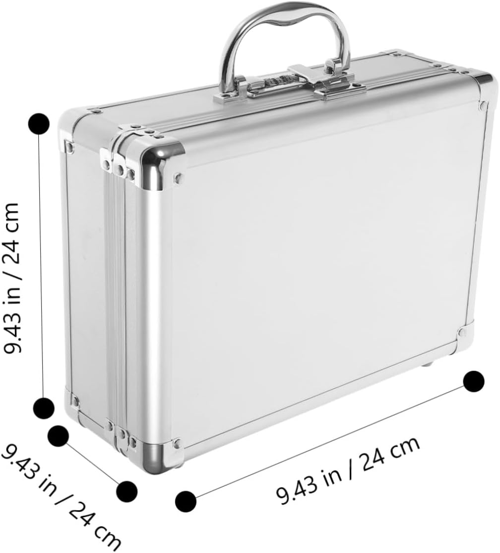 ⚡ Elektro & Technik – Aluminium Werkzeugkoffer mit Passwort Multifunktionale Aufbewahrungsbox mit Schaumstoffeinlage Langlebige Tragbar für Elektriker und Outdoor Robustes Metall Organizer für Werkzeuge – Bild 5