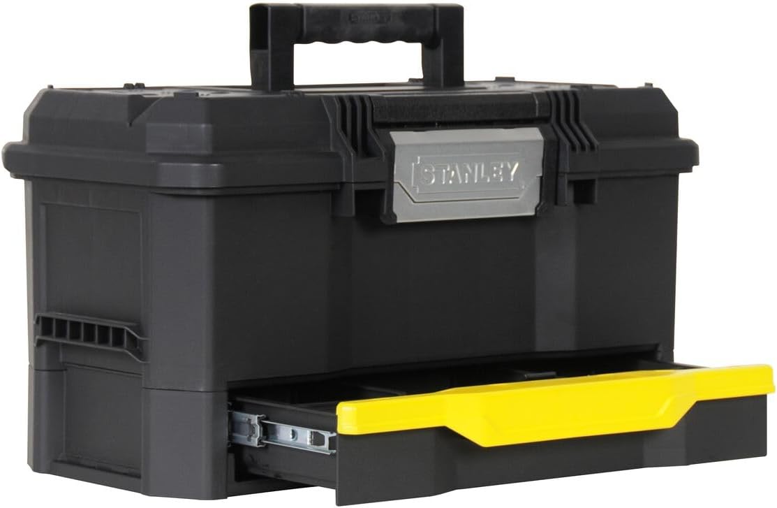 ⚡ Elektro & Technik – Stanley 1-79-206 Rollwerkstatt aus Metall und Kunststoff, leerer Werkzeugwagen mit 3 modularen Einheiten, vielseitiger Werkzeugkasten für Kleinteile und große Werkzeuge, 1-79-206 – Bild 29