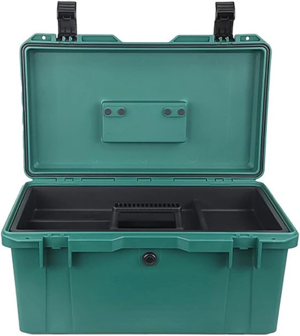 ⚡ Elektro & Technik – Wasserdichter staubdichter Werkzeugkasten aus Kuns 16 18 22 Zoll Werkzeugkasten Wasserdichter Werkzeugkoffer für Heimreparaturen Elektriker Multifunktionale Reparaturbox Aufbewahrungsbox Werkzeug-Orga