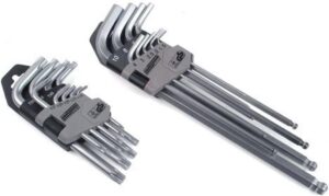 🚗 KFZ & Werkstatt – Mannesmann M18170 18-Piece Set of Hexagonal/TX/Ball Button Spanners