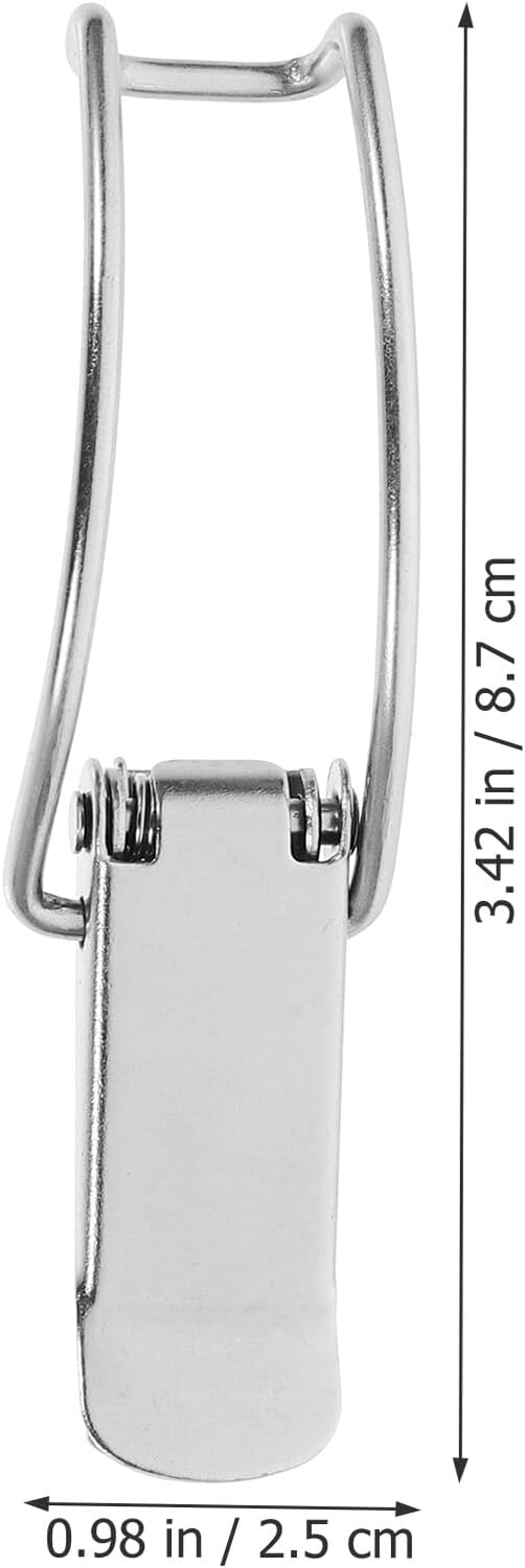 ⚒️ Bau & Montage – Ipetboom 10 Stück Edelstahl Knebelverschluss Klein Schnappverschluss für Schmuckkästchen Holzkisten und Werkzeugkoffer Bruchfester Metall Riegel Einfache Montage – Bild 9