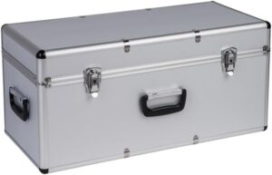 ⚡ Elektro & Technik – Transportkoffer (klein, mittel oder groß), Aluminium und Acrylnitril-Butadien-Styrol (ABS)-Kunststoff, schlag- und ölbeständig, silber