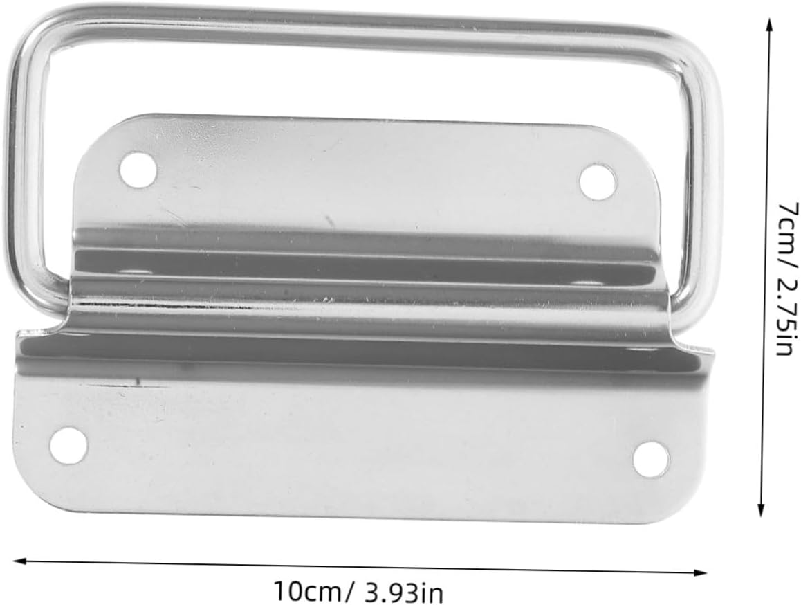 ⚒️ Bau & Montage – Yardenfun 2 Stück Teiliges Schwere Metallgriffe Klappbar für Werkzeugkoffer und Industrieboxen Rostfreie Tragegriffe mit einfachem Montagelochdesign Modernes minimalistisches Design für – Bild 2