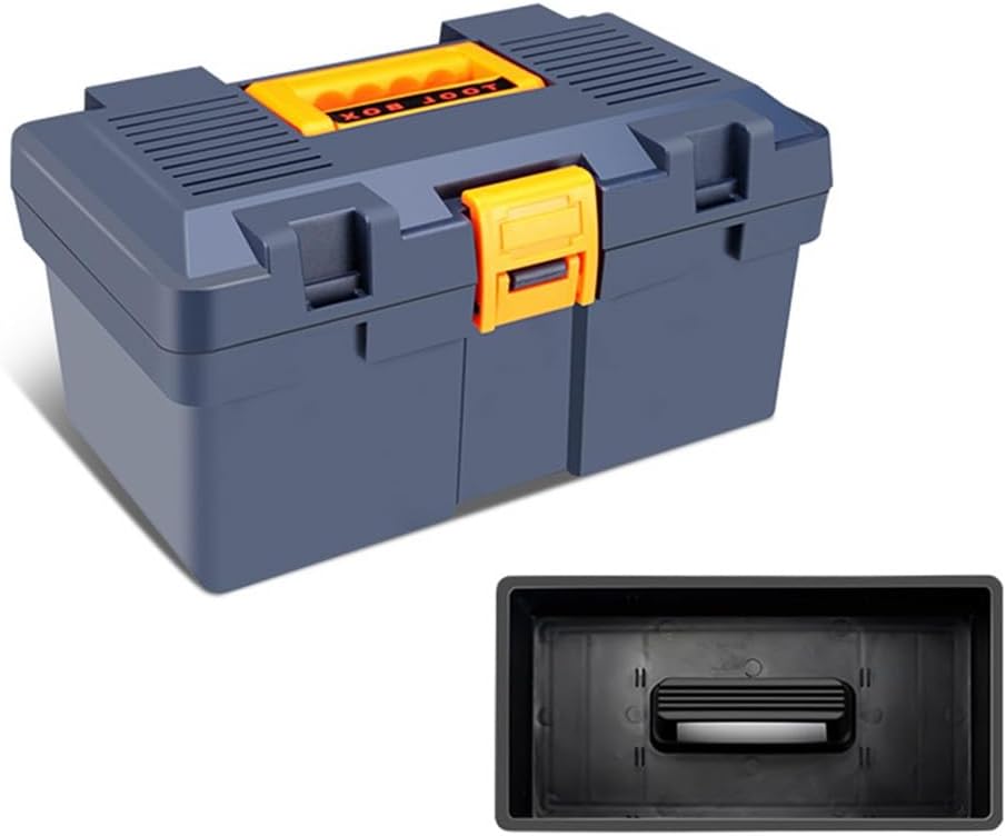 ⚡ Elektro & Technik – Doppelschichtiger Hardware-Werkzeugkoffer mit verstärkter PP-ABS-Konstruktion für organisierte Aufbewahrung, multifunktional für Elektriker und Wartung (F) – Bild 2