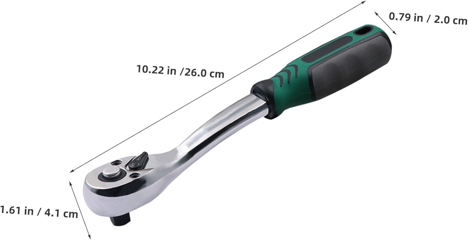 🚗 KFZ & Werkstatt – Gadpiparty Ratchet Wrench Teeth Quick Change Reversible Ratchet Vanadium Steel Car Repair Tool Extended Handle Labor Saving – Bild 9