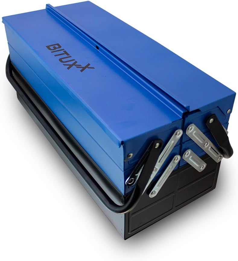🔥 Angebote & Aktionen – Bituxx Metal Tool Box Hinged with Handles 85-Piece Tool Set – Bild 2