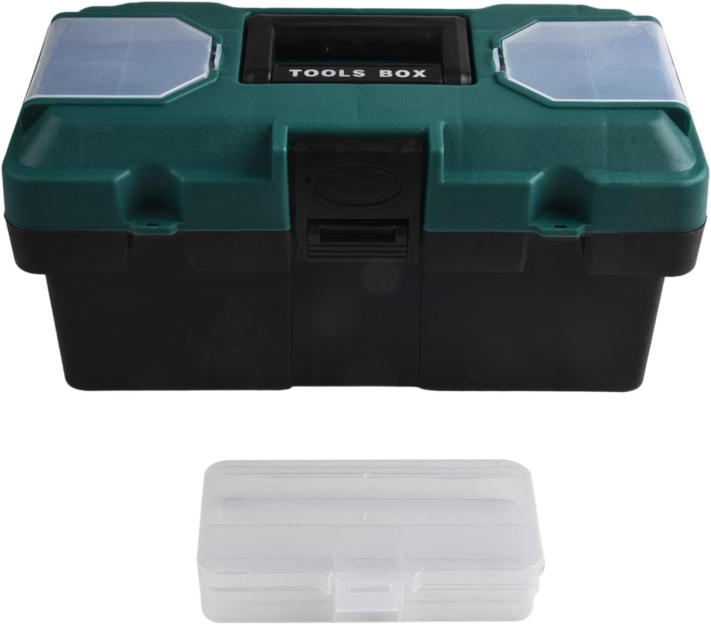 ⚡ Elektro & Technik – 35,6 cm Kunststoff-Werkzeugkoffer mit ABS-Schloss und bequemem Griff für Tischlerei und elektrische Reparaturen, 1 Stück – Bild 5