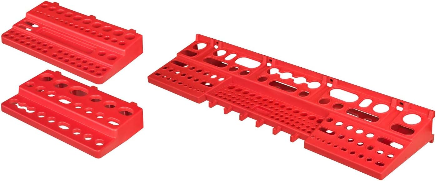 🔥 Angebote & Aktionen – Storage System Workshop Shelving - 1152 mm x 780 mm - Wall Shelf with 44 Pieces Stackable Boxes and Tool Holder - Shelf Wall Plates Extra Strong System. – Bild 4