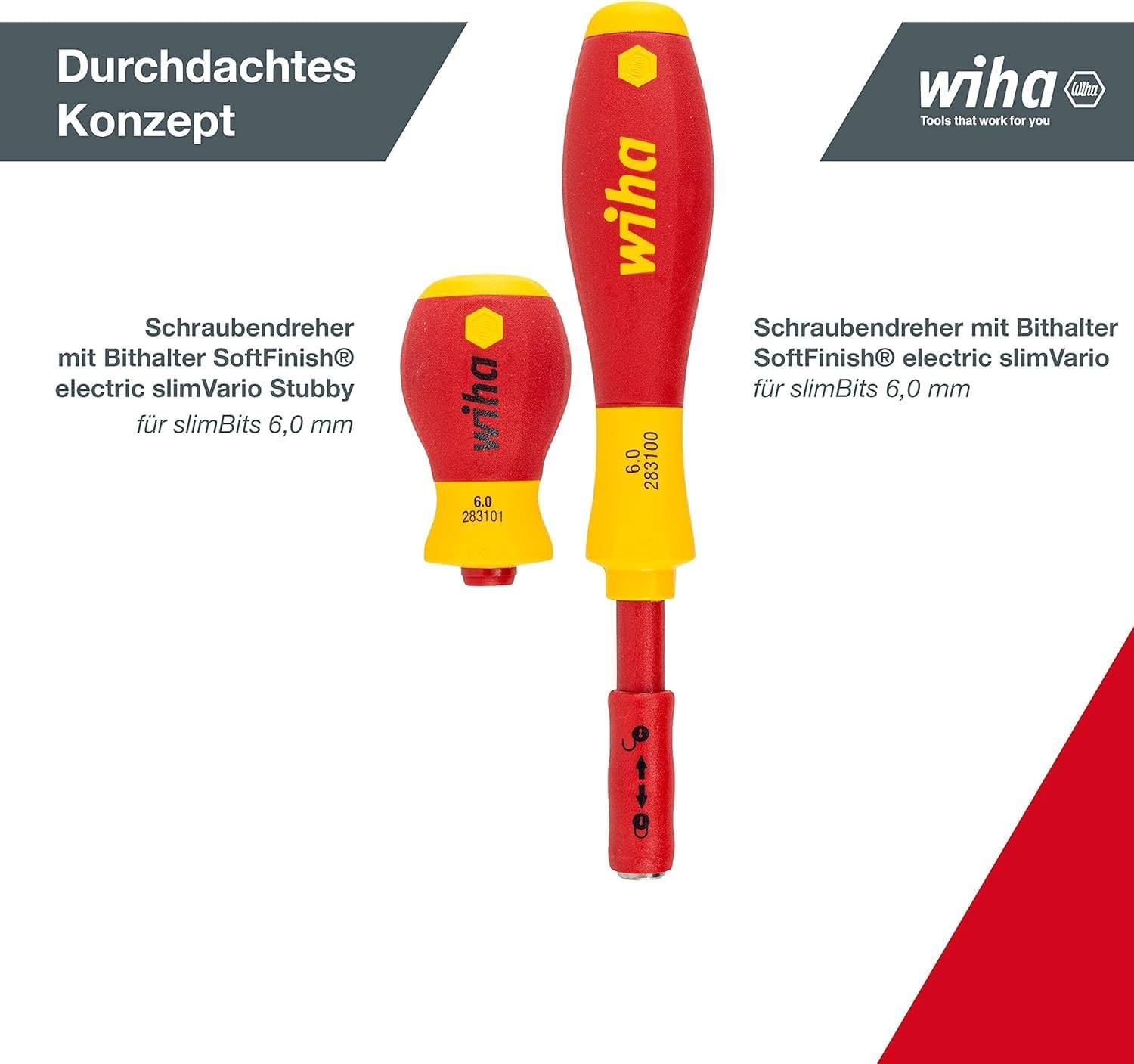 ⚡ Elektro & Technik – Wiha 2831 T9-02 SlimVario -S VDE Drehmoment-Schraubendreher-Satz 9-tlg – Bild 4