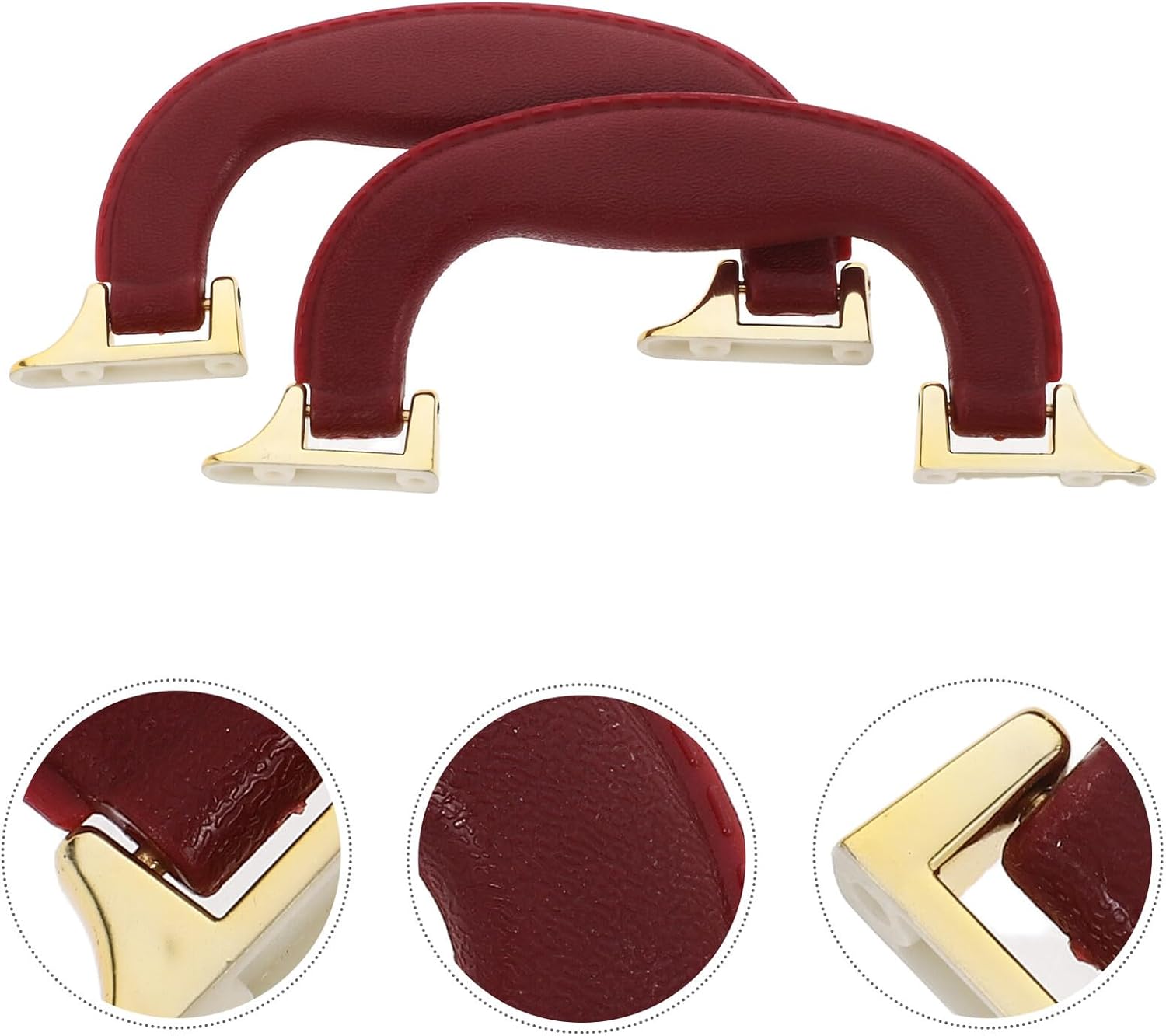 ⚒️ Bau & Montage – 2 Stück teiliges Kunstleder Koffergriff Ersatzgriff Pull Handle Griff für Verpackungsboxen Werkzeugkoffer Koffer Ergonomisch Weich Langlebig Einfache Montage – Bild 8