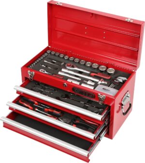 🚗 KFZ & Werkstatt – KS Tools 911.01 Superlock Uni Tool Set, 100 Pieces, 1/4-Inch +1/2-Inch