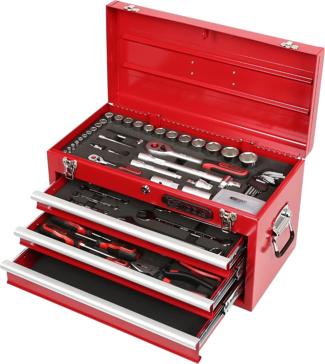 🚗 KFZ & Werkstatt – KS Tools 911.01 Superlock Uni Tool Set, 100 Pieces, 1/4-Inch +1/2-Inch