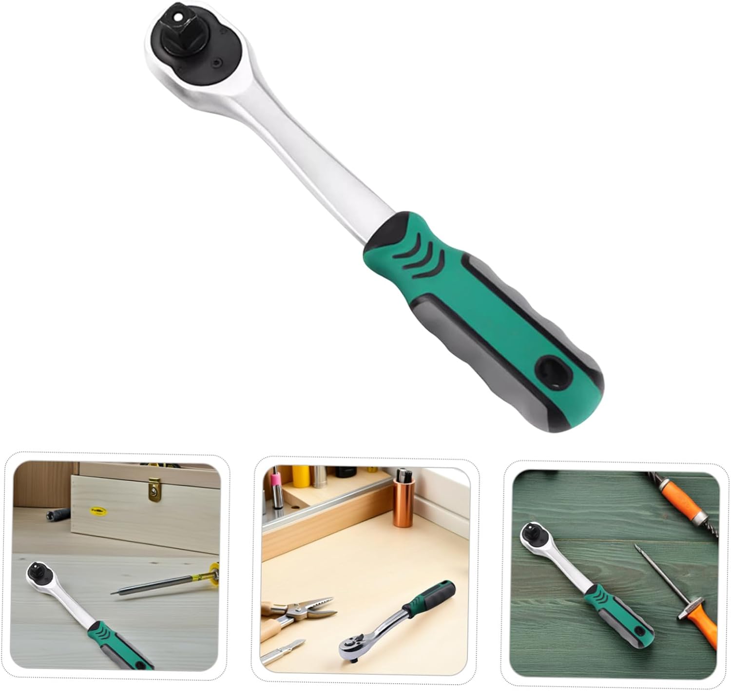 🚗 KFZ & Werkstatt – Gadpiparty Ratchet Wrench Teeth Quick Change Reversible Ratchet Vanadium Steel Car Repair Tool Extended Handle Labor Saving – Bild 8