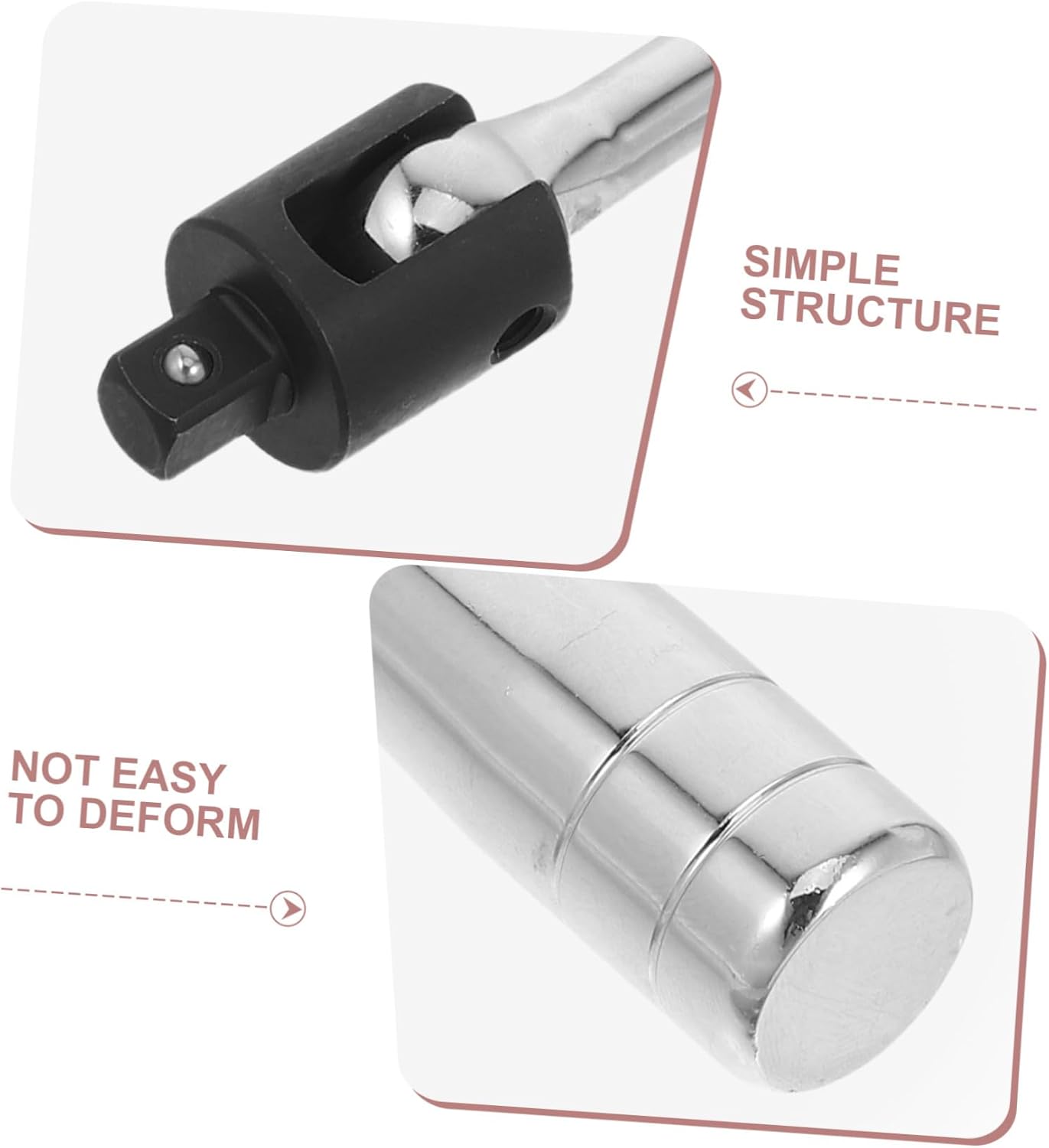 🚗 KFZ & Werkstatt – NUOBESTY Socket Spanner with Flexible Head, Ergonomic Handle, Powerful Crushing Square Wrench for High Force, Swivel Head for Car Wheel Assembly and Effortless Work – Bild 9