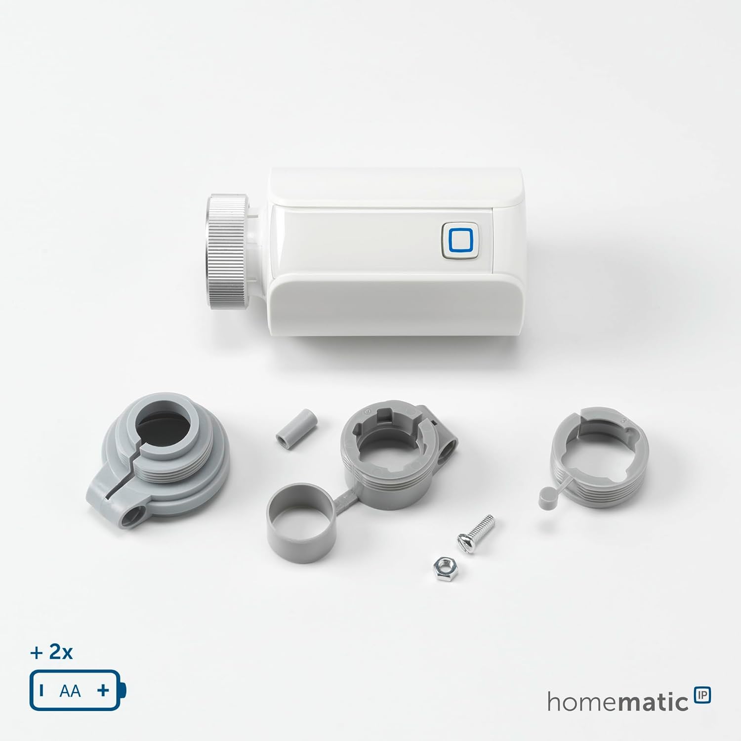 🔥 Angebote & Aktionen – Homematic IP Smart Home Starter Set with Access Point 2 + 2 x Radiator Thermostat - Evo, Digital Thermostat Heating, Heating Thermostat, Control via App, Alexa & Google Assistant, Save Energy – Bild 6