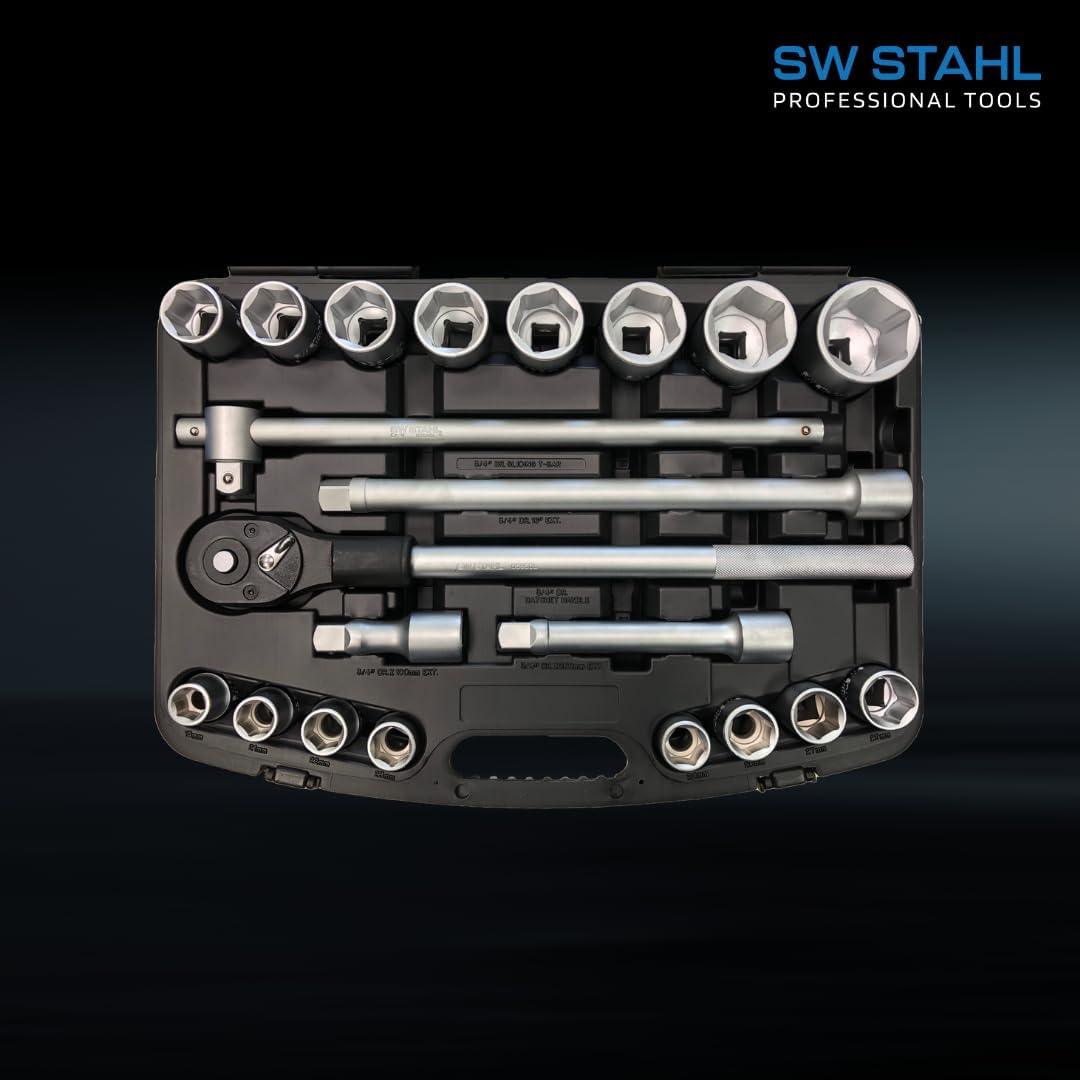 🚗 KFZ & Werkstatt – SW-Stahl 07660L Chrome-Vanadium Hex Socket Wrench Set – Bild 3
