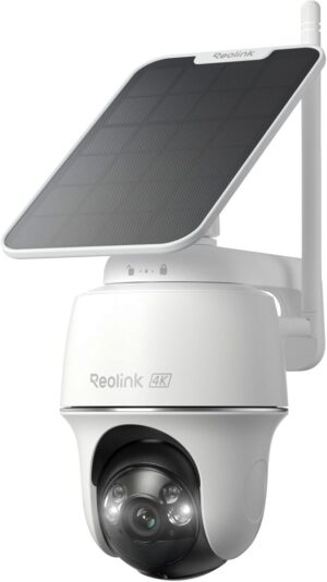 ⚡ Elektro & Technik – Reolink Argus PT Ultra Outdoor 4K Solar-Überwachungskamera + Solarpanel, 2,4 & 5 GHz WLAN, Autoverfolgung, Solar-WLAN-Kamera für den Außenbereich mit 8 MP UHD-Farbnachtsicht, KI-Erkennung, keine monatliche Gebühr