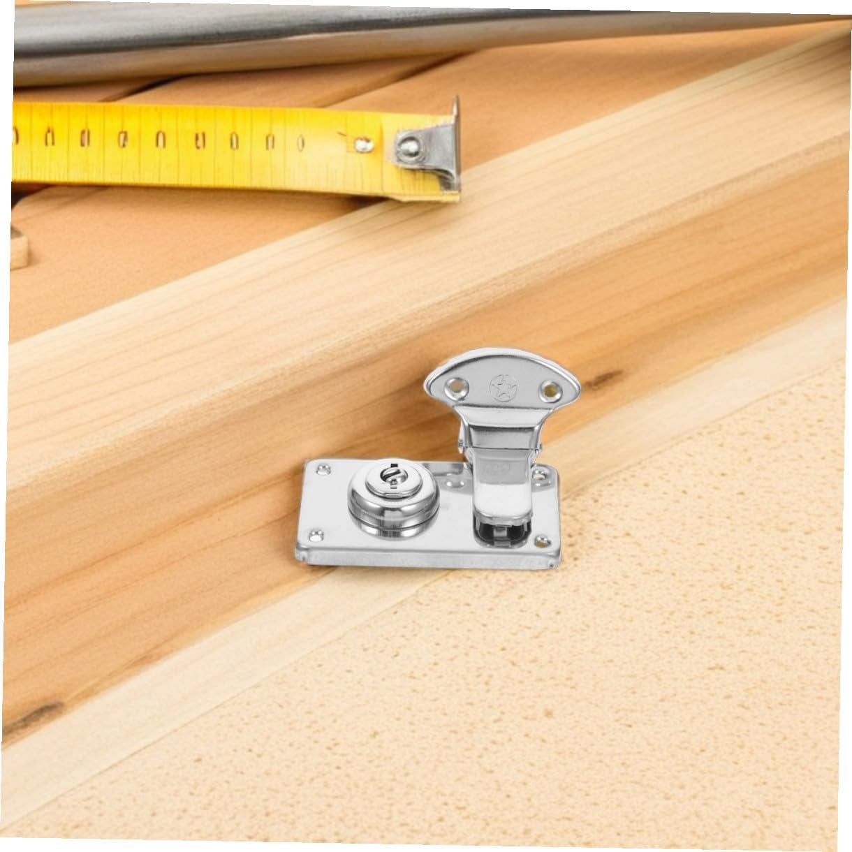 ⚒️ Bau & Montage – 4 Stück Teiliges Retro Metallverschluss Antikes Design Kleine Schlossriegel für Holzkisten Praktische Überfälle für Koffer Schmuckkästchen und Werkzeugkoffer Einfache Montage – Bild 4
