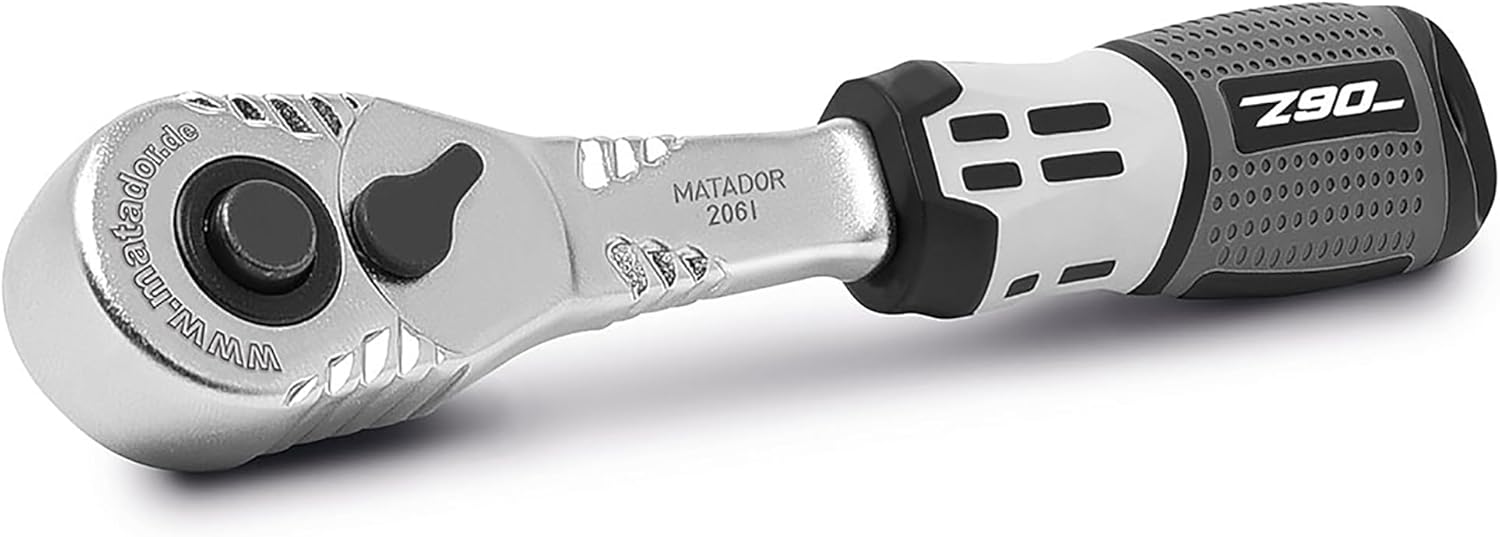 🚗 KFZ & Werkstatt – Matador Socket Spanner Set 80 Pieces | Ratchet Box with 1/2 Inch and 1/4 Inch Ratchet | Car Tool in l Boxx | Includes Bit Set | Spark Plug Wrench | SmartyBox L1 | Matador Tool No. 81454150 – Bild 8