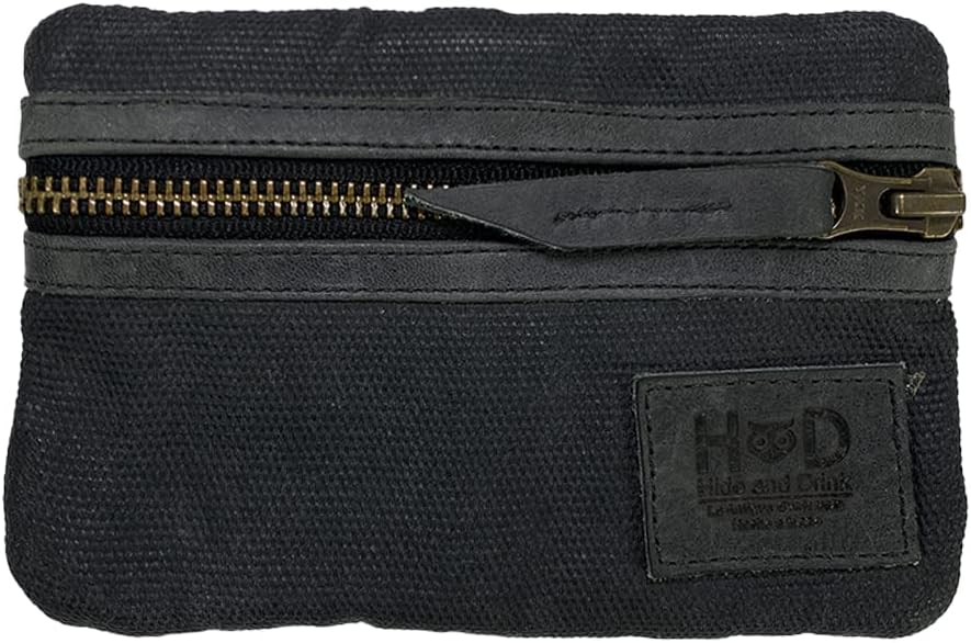 ⚒️ Bau & Montage – Hide & Drink, Multi-Tool-Taschentasche, kompakte Mehrzweck-EDC-Reißverschlusstasche, Mini-Camping-Werkzeugkoffer, gewachstes Canvas, Messerholster, handgefertigter schlanker Organizer – Bild 2