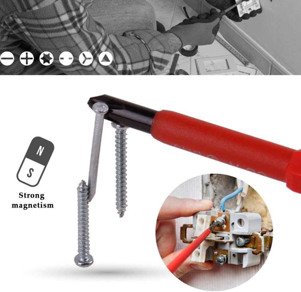 ⚡ Elektro & Technik – Schraubendreher, isoliertes Elektriker-Schraubendreher-Set, Schraubendreher-Set mit Griff, Schraubendreher-Sets mit magnetischen Schlitzen, Elektriker-Reparaturwerkzeug-Set – Bild 6