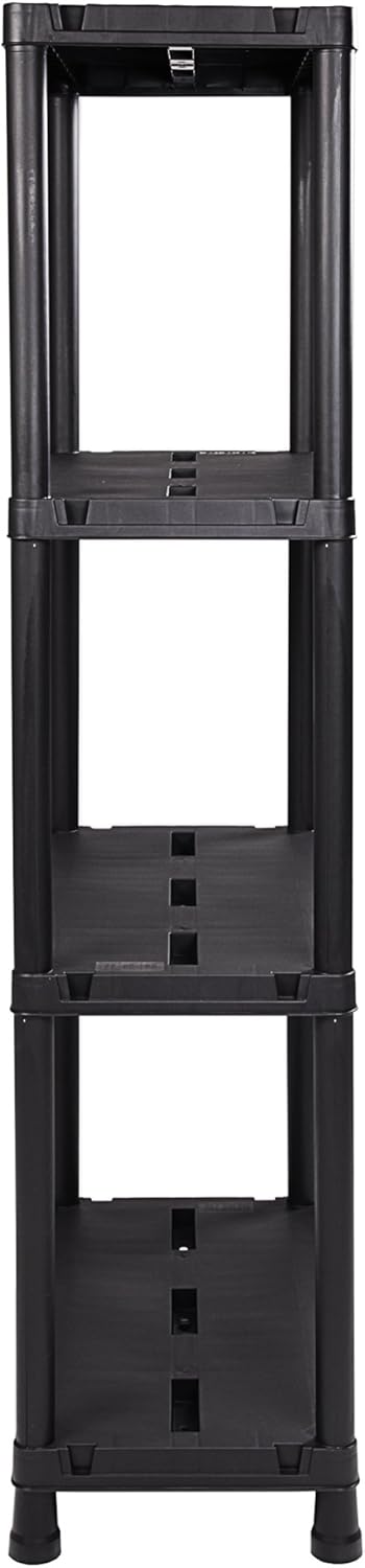 ⚒️ Bau & Montage – Ondis24 Regal, 60 x 30 x 138 (H) cm, 12 Zoll Steckregal, Kunststoff, Anthrazit, maximale Belastung 100 kg – Doppelpack – Bild 10