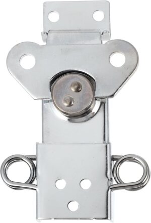 ⚒️ Bau & Montage – OUNONA Zinklegierung Twists Latch Schloss Federbelastetes Verriegelungsschloss für kleine Kisten Werkzeugkoffer und Schränke Langlebige, einfache Montage, geeignet für Holzprojekte