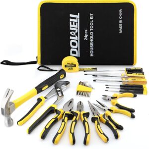🔥 Angebote & Aktionen – DOWELL 24 Piece Homeowner Tool Set Repair Hand Tool Set with Portable Tool Bag