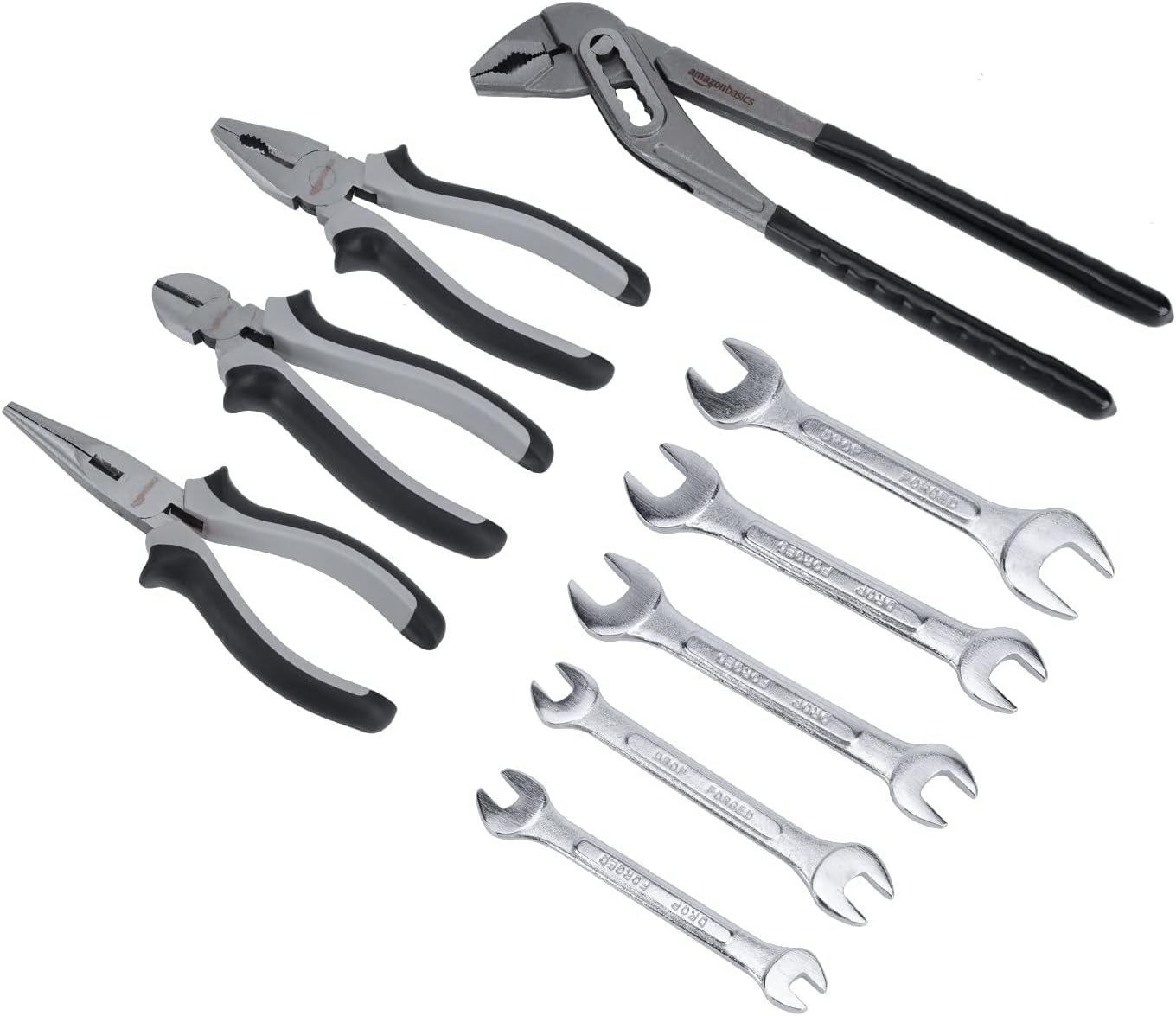 🚗 KFZ & Werkstatt – Amazon Basics 65 Piece Household Tool Kit - Black, Grey – Bild 5