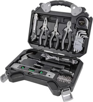 ⚒️ Bau & Montage – Amazon Basics – Haushaltswerkzeug-Set, 51-teilig