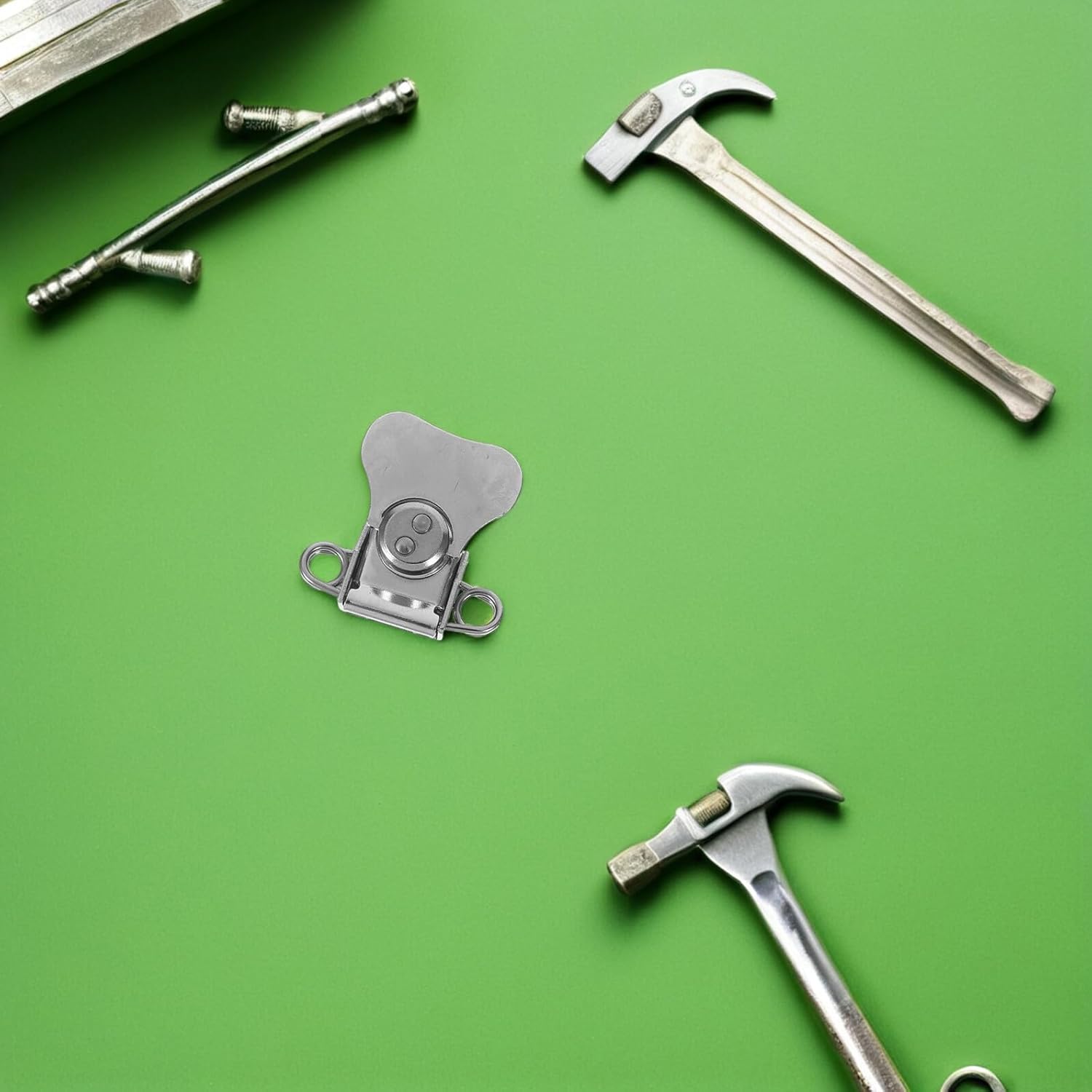 ⚒️ Bau & Montage – 2 Stück Teiliges Edelstahl Butterfly Latch Federbelasteter Kleiner Drehverschluss Platzsparend Robust für Werkzeugkoffer Kisten Instrumenten Ausrüstungsboxen Einfache Montage – Bild 7