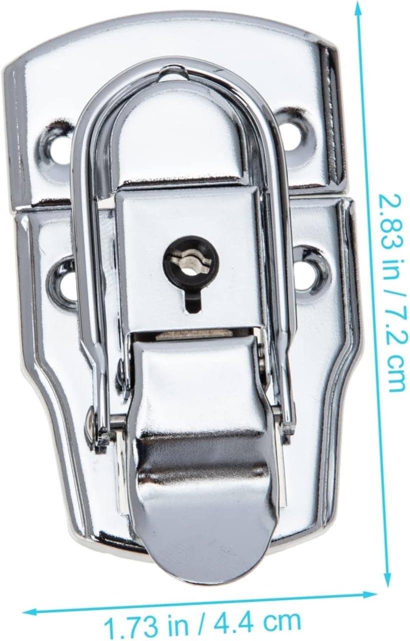 ⚒️ Bau & Montage – Mikikit-Box mit 4 Sätzen Schnalle, Schnalle mit Schlüsselschloss, intelligentes Türschloss, Paediprotect-Sicherheits-Werkzeugkastenschloss, Schnalle mit Schlüsselschloss für Werkzeugkasten – Bild 3