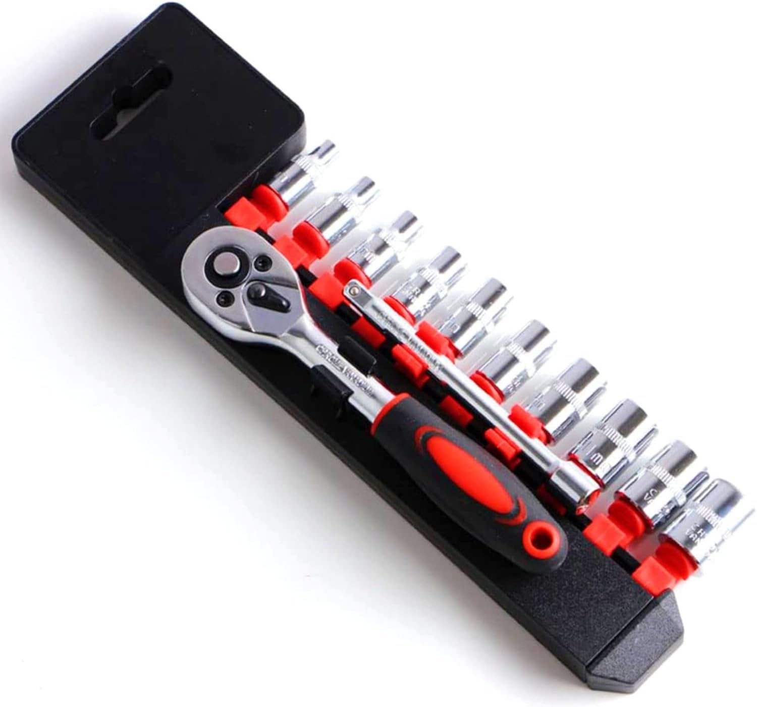 🚗 KFZ & Werkstatt – YWHWXB 12 Piece Socket Set with Ratchet Wrench and Extension Bar Metric SAE Mechanic Tool Set