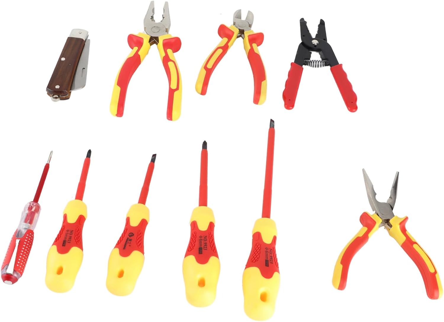 ⚡ Elektro & Technik – CHICIRIS Elektriker-Werkzeugset mit isolierten Schraubendrehern und Zangen für die Reparatur von Elektrogeräten, 10-teiliges Werkzeugset für professionelle Elektriker und Heimwerker – Bild 9