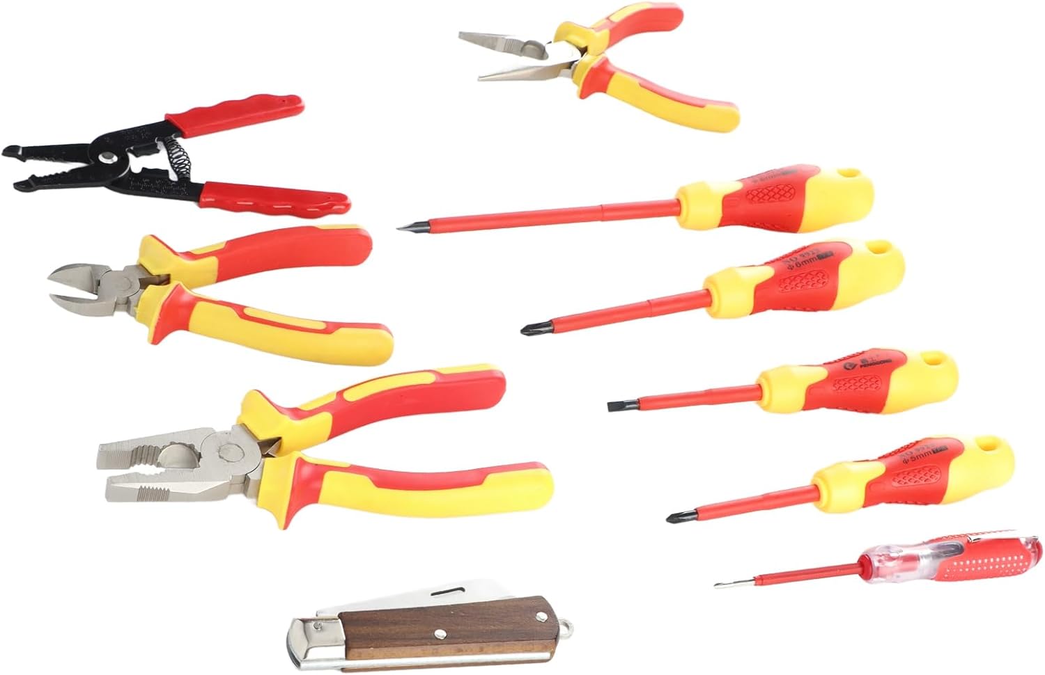 ⚡ Elektro & Technik – CHICIRIS Elektriker-Werkzeugset mit isolierten Schraubendrehern und Zangen für die Reparatur von Elektrogeräten, 10-teiliges Werkzeugset für professionelle Elektriker und Heimwerker – Bild 4
