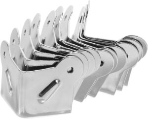⚒️ Bau & Montage – 12-teiliger Metall-Eckschutz, dreifacher Kantenschutz für Werkzeugkoffer, Flugkoffer, Lautsprechergehäuse, robust, einfache Montage, vielseitig einsetzbar