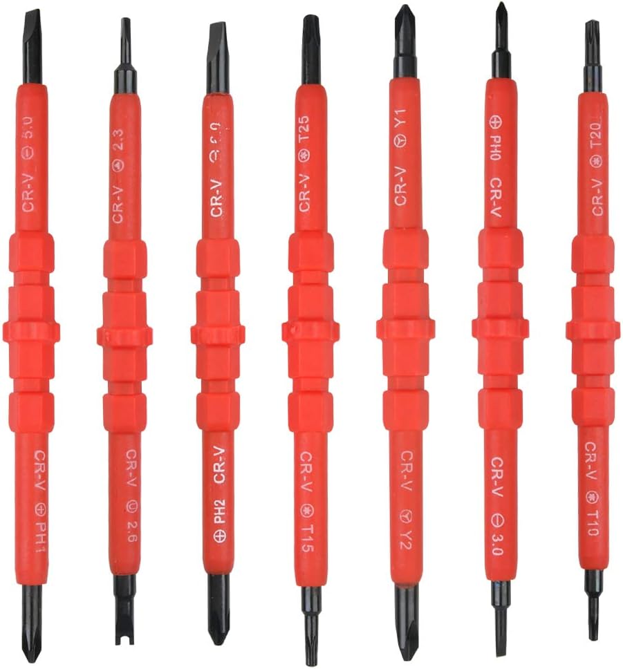 ⚡ Elektro & Technik – Schraubendreher, isoliertes Elektriker-Schraubendreher-Set, Schraubendreher-Set mit Griff, Schraubendreher-Sets mit magnetischen Schlitzen, Elektriker-Reparaturwerkzeug-Set – Bild 3